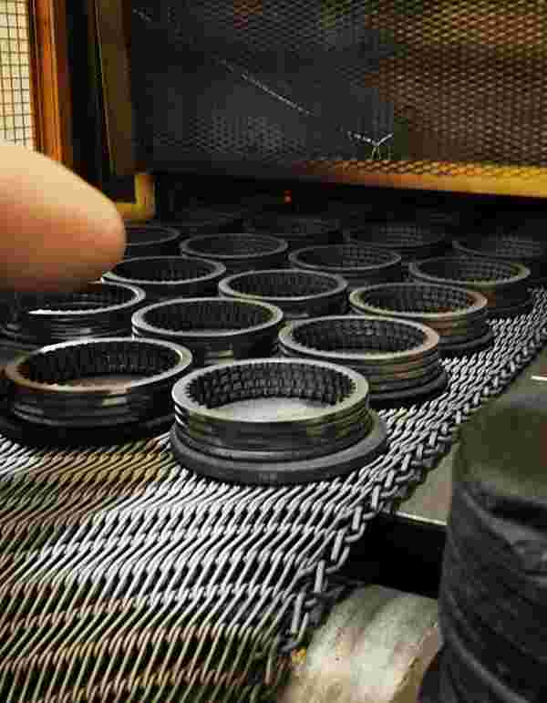 Fiber welding furnace mesh belt